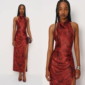 REFORMATION NWT Emeline Silk Dress 4